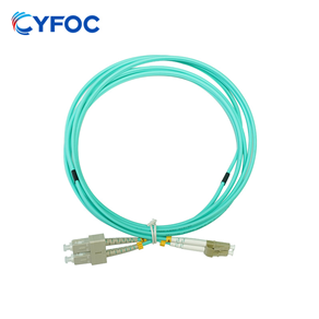 OM3 LC-SC UPC双工LSZH 3.0mm光纤跳线, 3m